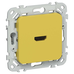 FLITE Розетка HDMI РШДМА-ФлЖК желтый карри IEK