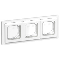 FLITE Рамка 3-местная IP55 Рпро-3-55-ФлБ белый IEK