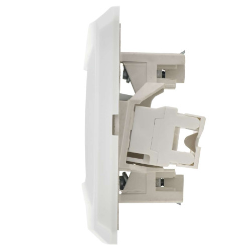 VEGA Розетка 2-местная RJ11/RJ45 РК/Т12-ВБ белый IEK