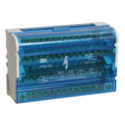 Шины на DIN-рейку в корпусе (кросс-модуль) ШНК 4х15 3L+PEN IEK