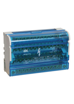 Шины на DIN-рейку в корпусе (кросс-модуль) ШНК 4х15 3L+PEN IEK