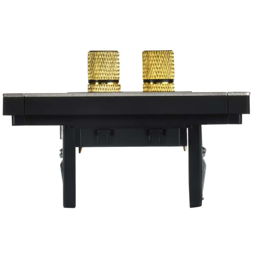 FORTE&PIANO Аудиорозетка 4-местная FP639M металл шампань IEK