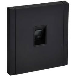 FORTE&PIANO Розетка компьютерная RJ45 кат.5E FP132M металл черный IEK