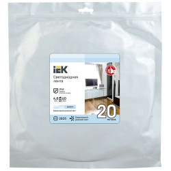 Лента светодиодная 20м LSR-2835W60-4,8-IP65-12В IEK
