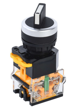 Переключатель D8-20X3 на 3 положения 2NO черный IEK