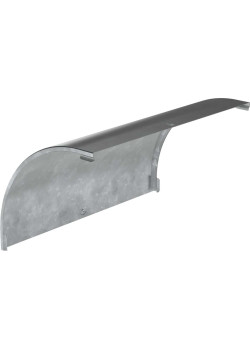 Крышка поворота плавного 90град вертикального внешнего (тип В20) ESCA 400мм HDZ IEK