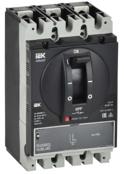ARMAT Автоматический выключатель в литом корпусе 3P типоразмер A 35кА 63А расцепитель электромагнитный регулируемый IEK