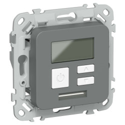 FLITE Термостат электронный с дисплеем 16А Т-ФлМА мокрый асфальт IEK
