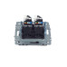 BRITE Розетка компьютерная двойная RJ45 кат.5E РК10-2-БрГ графит IEK