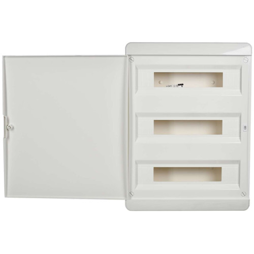 TEKFOR Корпус пластиковый ЩРН-П-54 IP41 белая дверь IEK