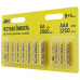 Батарейка щелочная Alkaline LR6/AA+LR03/AAA (8+4шт/блистер) IEK