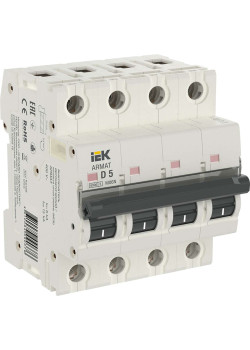 ARMAT Автоматический выключатель M06N 4P D 5А IEK