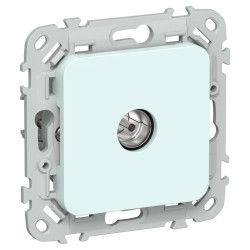 FLITE Розетка TV экранированная проходная тип M РТВм-1-1-2-ФлХЛ холодный лед IEK