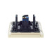 FORTE&PIANO Розетка компьютерная RJ45 кат.6 FP431 ваниль IEK