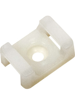 Площадка ПМ 22х16х4мм под винт белая (100шт) IEK