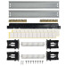 TEKFOR Корпус пластиковый ЩРВ-П-24 IP41 черная прозрачная дверь IEK