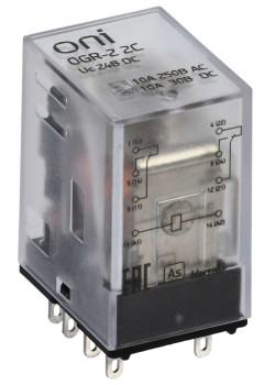Реле общего назначения OGR-2 2C 24В DC ONI
