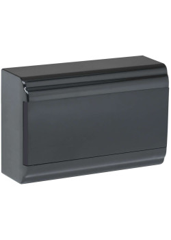 PRIME Корпус пластиковый ЩРН-П-12 модулей навесной черный IP41 IEK