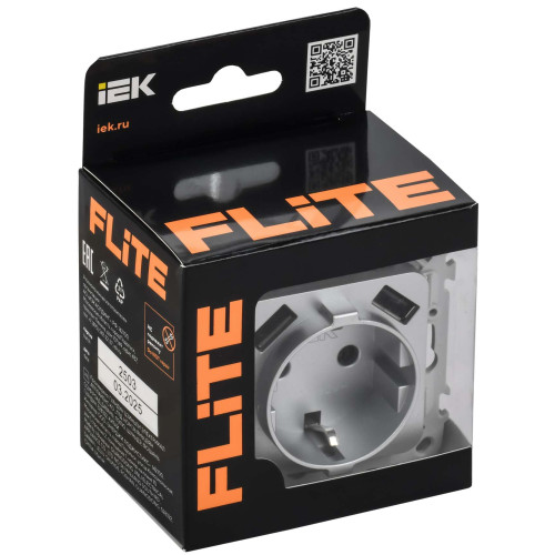 FLITE Розетка 1-местная с заземлением с защитными шторками 16А с USB A+A 3,1А безвинтовое крепление РСЮша11-1-ФлА алюминий IEK FLITE Розетка 1-местная с заземлением с защитными шторками 16А с USB A+A 3,1А безвинтовое крепление РСЮша11-1-ФлА алюминий IEK