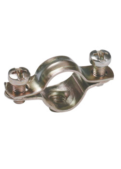 Скоба металлическая двухкомпонентная d=31-32мм IEK