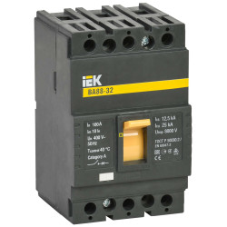 Выключатель автоматический ВА88-32 3Р 100А 25кА IEK