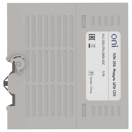 ПЛК 250 Модуль ЦПУ 8 входов интерфейсы RS232 RS485 Ethernet EtherCAT USB SD-Card 24В DC CDS ONI