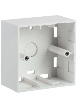 ITK Коробка для мультимедиа и оптической розетки настенная