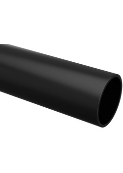 Труба гладкая жесткая ПВХ D=25мм черная 3м (60м/компл) IEK
