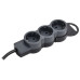 STANDARD Удлинитель У03 3 места 2P+PE 5м 3х1,5мм2 16А черный IEK