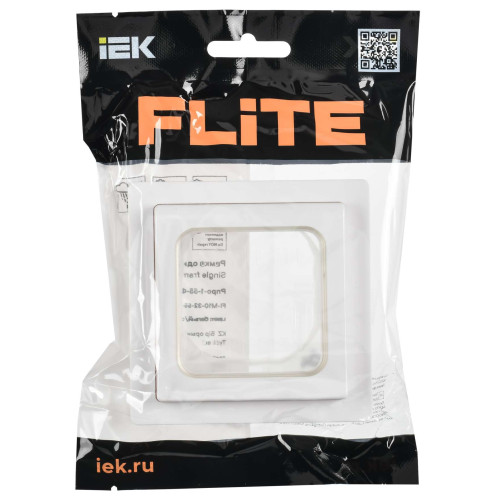 FLITE Рамка 1-местная IP55 Рпро-1-55-ФлБ белый IEK