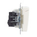 BRITE Розетка 1-местная с заземлением с защитными шторками и крышкой 16А IP44 РСбш10-3-44-БрЖ жемчуг IEK