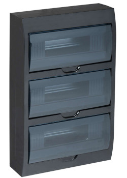 KREPTA 3 Корпус пластиковый ЩРН-П-36 IP41 черный IEK