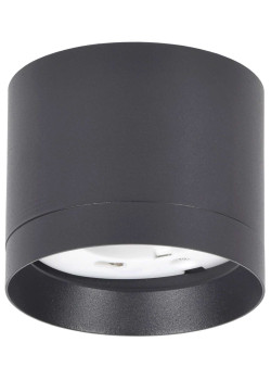 Светильник 4015 накладной потолочный под лампу GX53 черный IEK