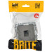 BRITE Розетка компьютерная RJ45 кат.6 РК11-БрС сталь IEK