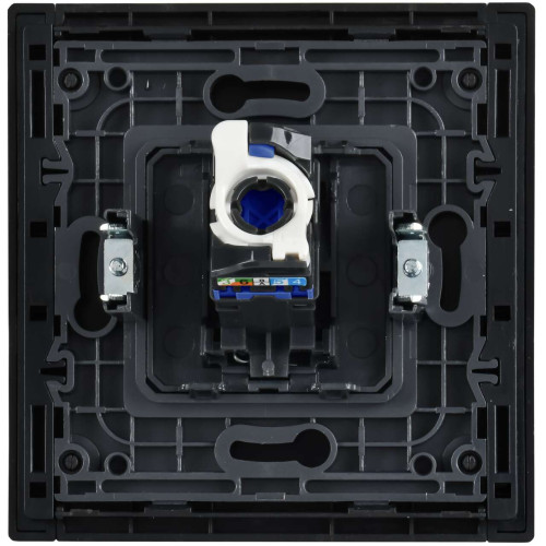 FORTE&PIANO Розетка компьютерная RJ45 кат.6 FP731M металл никель IEK