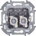 INSPIRIA Розетка компьютерная двойная RJ45 категория 5Е UTP белый