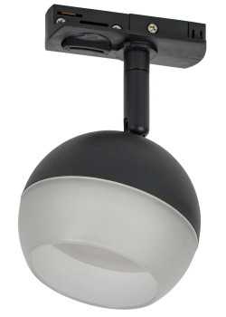 Светильник 4118 декоративный трековый поворотный под лампу GX53 черный IEK