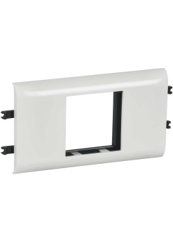 DLP Рамка и суппорт на 2 модуля для кабель-каналов с шириной крышки 65мм белая