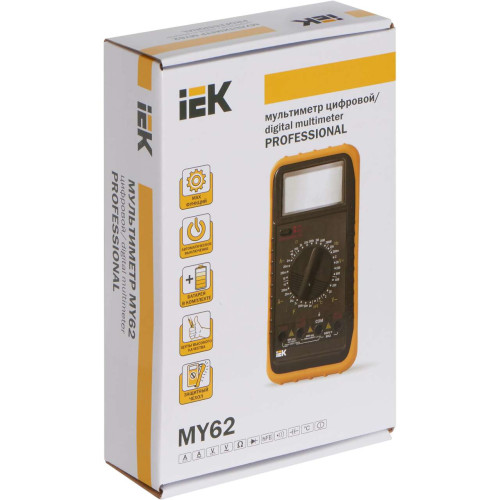 Мультиметр цифровой PROFESSIONAL MY62 IEK