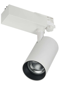 Светильник светодиодный трековый 303 PRO 40Вт 4000K трехфазный 36град белый IEK
