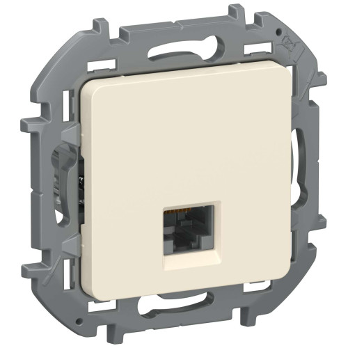 IEKINSPIRIA Розетка компьютерная RJ45 категория 5Е UTP 6738261 слоновая кость IEK