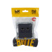 BRITE Розетка компьютерная двойная RJ45 кат.5E РК10-2-БрГ графит IEK