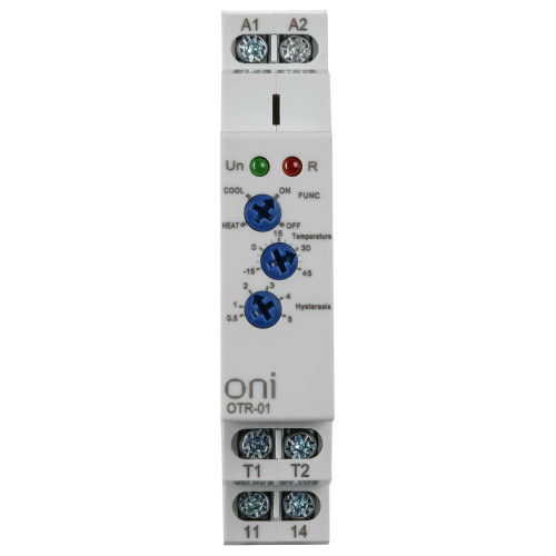 Реле температурное OTR-01 1 контакт 24-240В AC/DC ONI