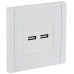 FORTE&PIANO Розетка USB A+A 3,1А FP249 белый IEK