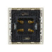 FORTE&PIANO Аудиорозетка 4-местная FP439 ваниль IEK