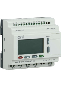 Логическое реле PLR-S. CPU1004(R) 220В AC с экраном ONI