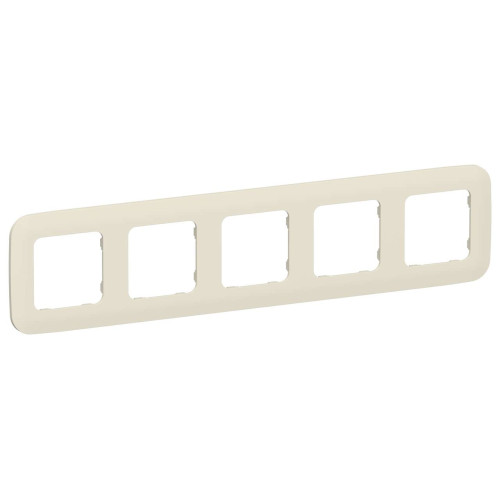 FLITE Рамка 5-местная РУ-5-А-ФлСл сливочный IEK