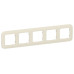 FLITE Рамка 5-местная РУ-5-А-ФлСл сливочный IEK