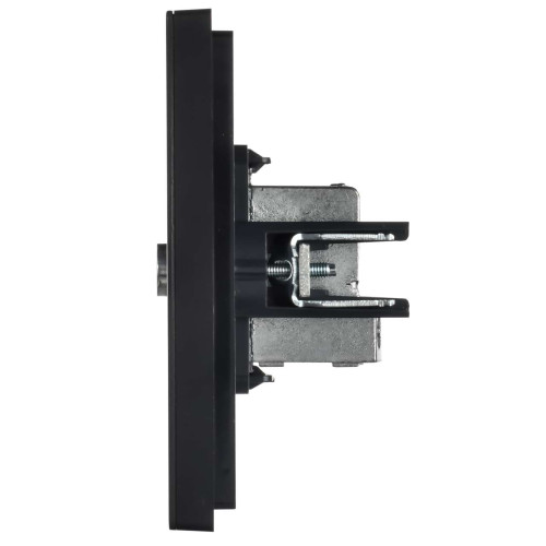 FORTE&PIANO Розетка TV проходная FP129M металл черный IEK FORTE&PIANO Розетка TV проходная FP129M металл черный IEK