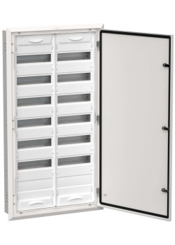 TITAN 5 Корпус металлический ЩРв-168 (2х84) 1130х625х130мм IP31 белый (одна дверь) IEK